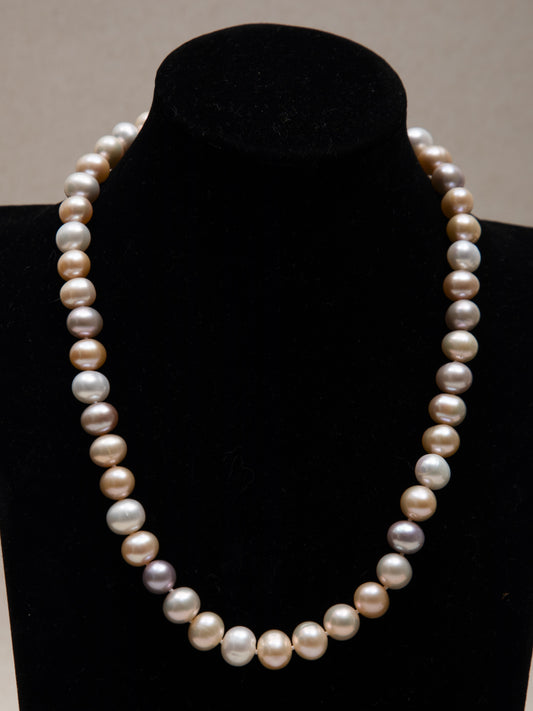 Collar Perlas Caramelo S